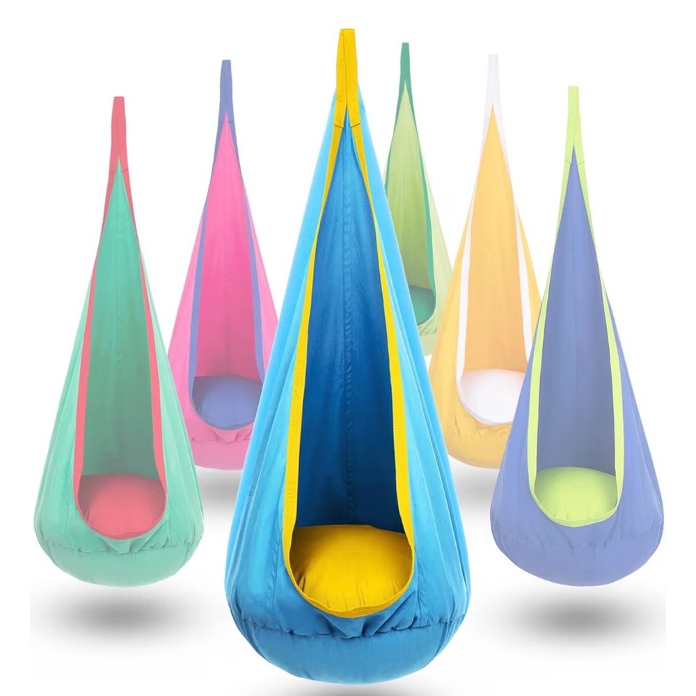 Y-STOP Blue and Yellow Pod Swing